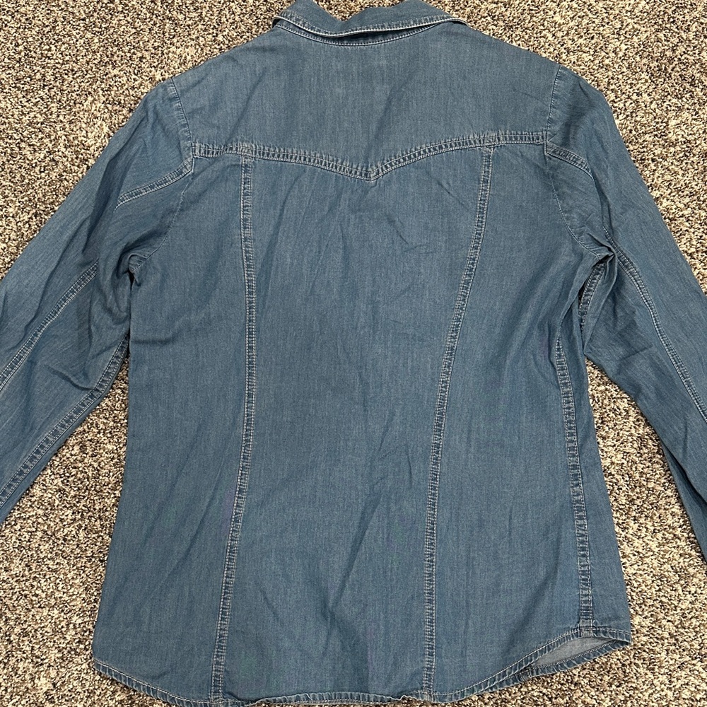 Pendleton Women's Blue Button Down Shirt - image 6